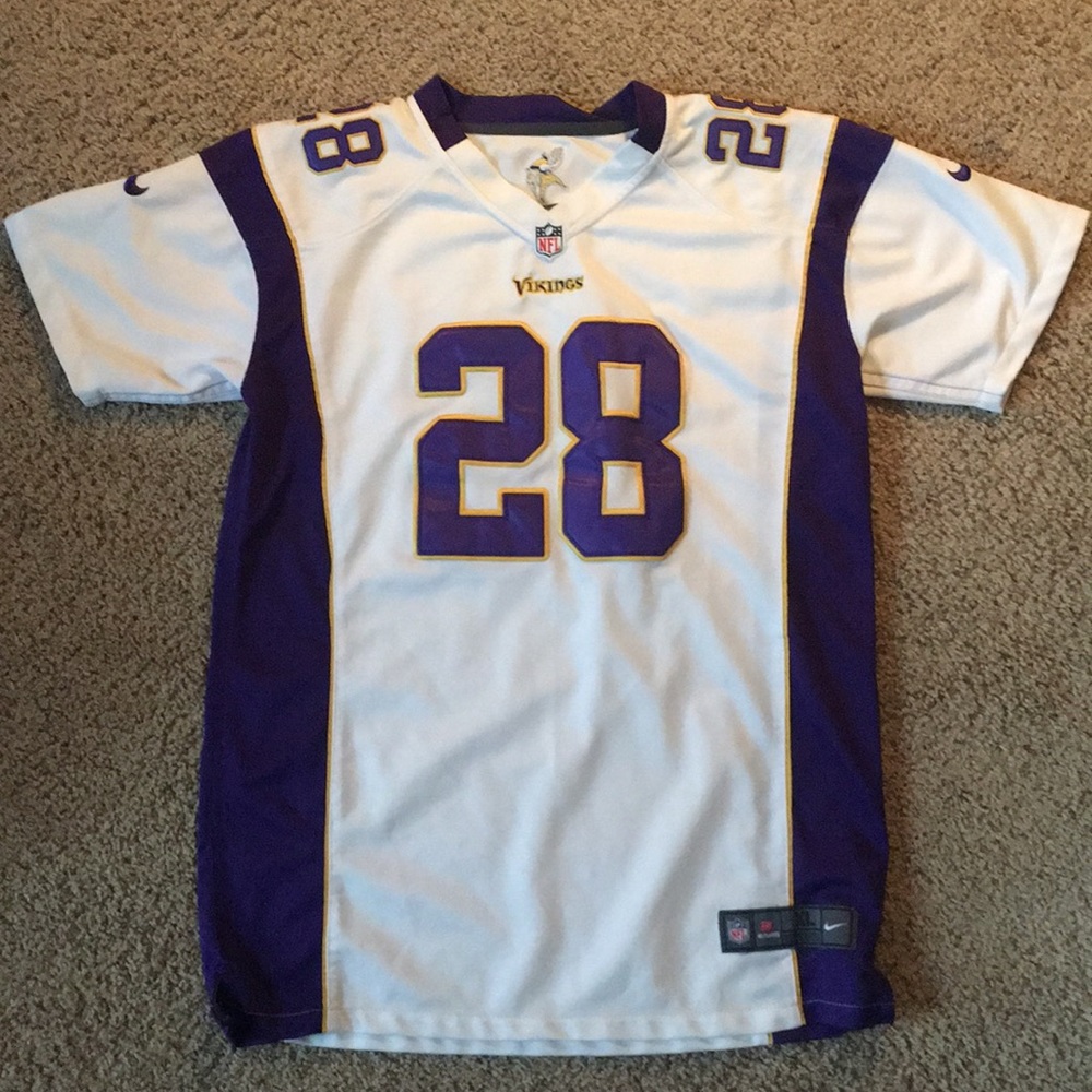 Men’s #28 PETERSON VIKINGS Football Jersey